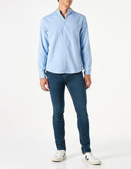 Springfield Men's Mao Suede Collar Shirt - Smgarment's