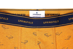 SPRINGFIELD MEN'S MUSTARD GLASSES PRINT BOXER (ONLY MUSTARD ONE) - Smgarment's