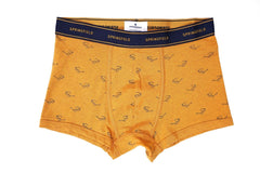 SPRINGFIELD MEN'S MUSTARD GLASSES PRINT BOXER (ONLY MUSTARD ONE) - Smgarment's