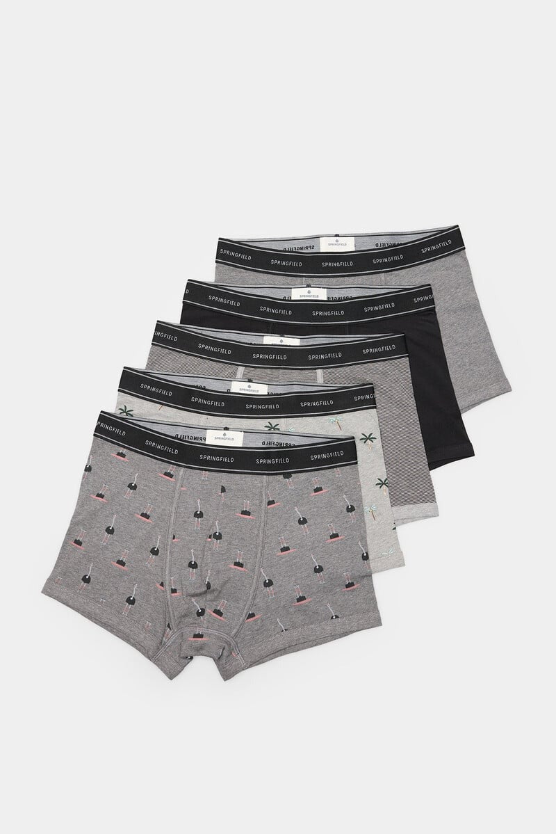 SPRINGFIELD Men's ostrich print boxers (ONLY WITH OSTRICH PRINT ONE ) - Smgarment's