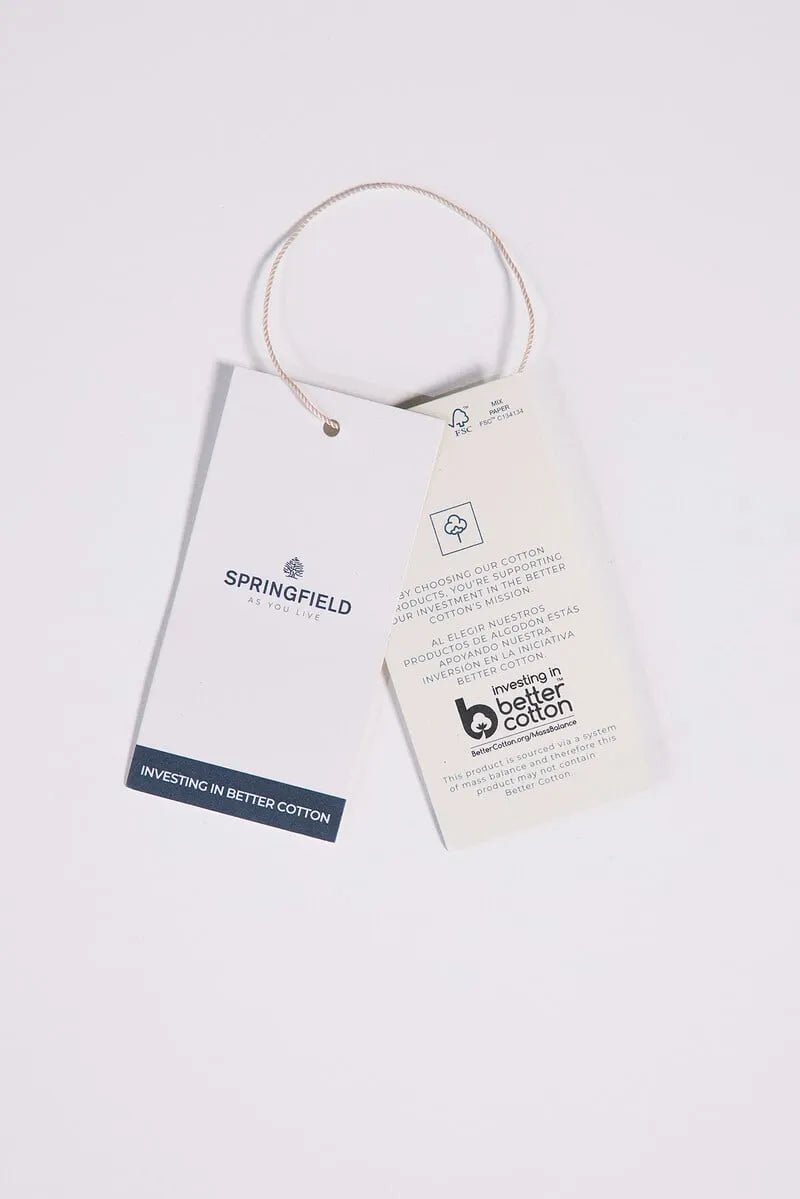 SPRINGFIELD Oversized Oxford Shirt With Embroidered Stripes - Smgarment's