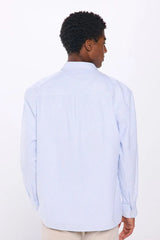 SPRINGFIELD Oversized Oxford Shirt With Embroidered Stripes - Smgarment's