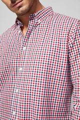 SPRINGFIELD Oxford Checked Shirt - Smgarment's