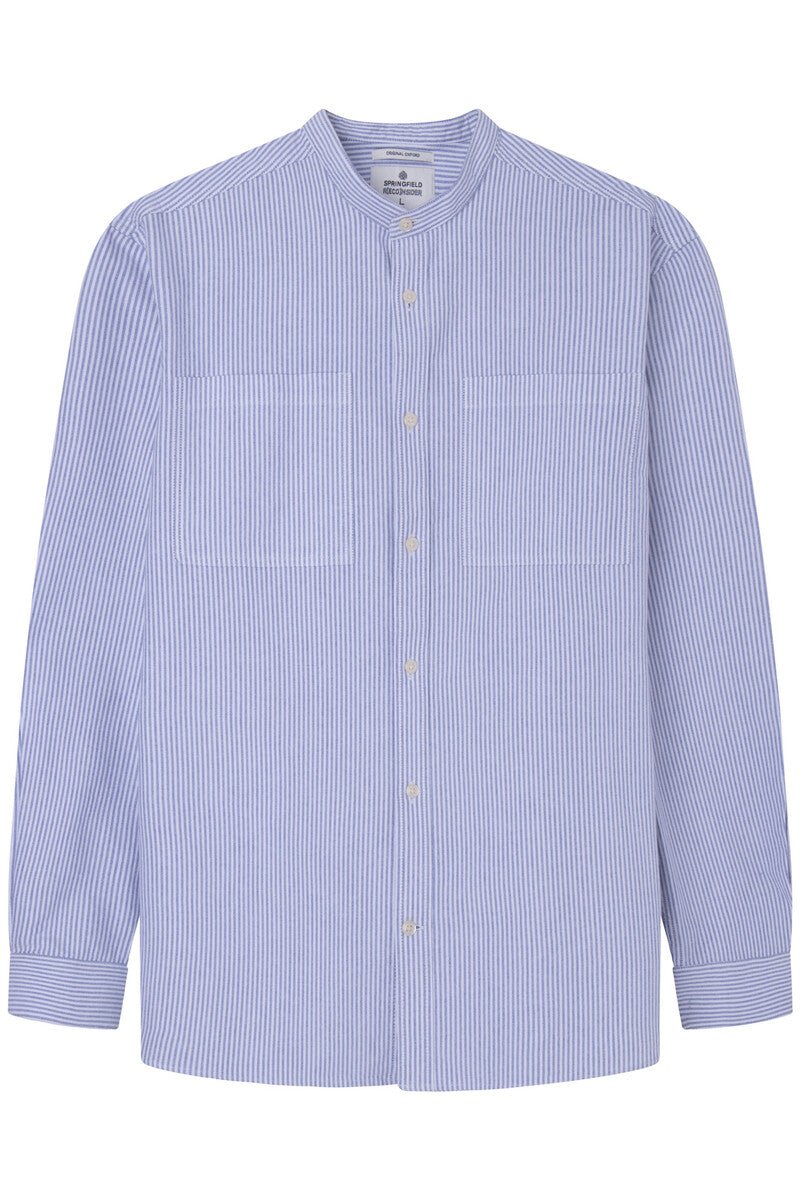 Springfield Oxford Mao shirt - Smgarment's