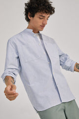 Springfield Oxford Mao shirt - Smgarment's
