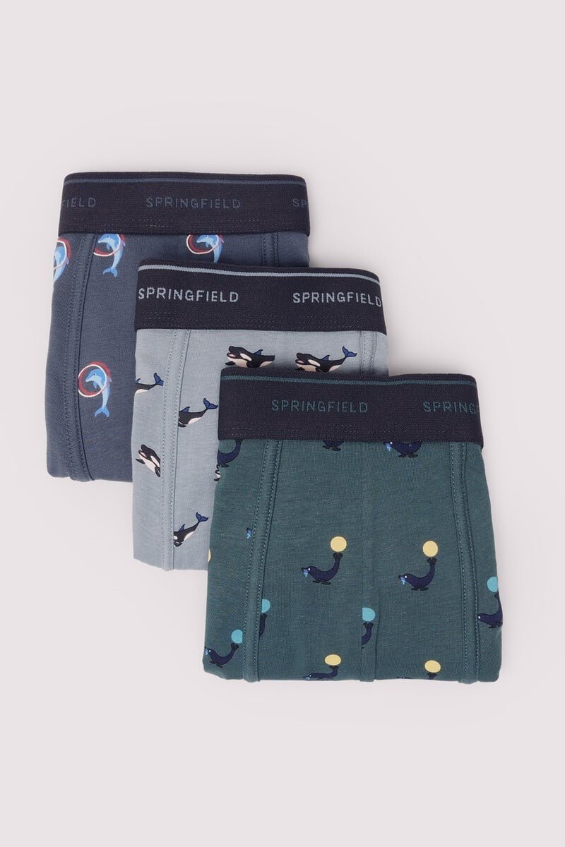 SPRINGFIELD Printed Boxer Shorts - Smgarment's