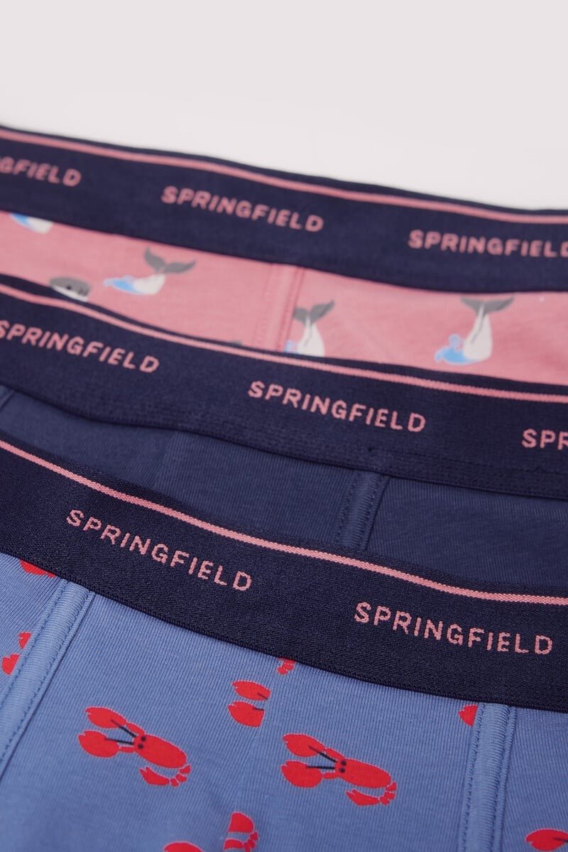 SPRINGFIELD Printed Boxer Shorts - Smgarment's