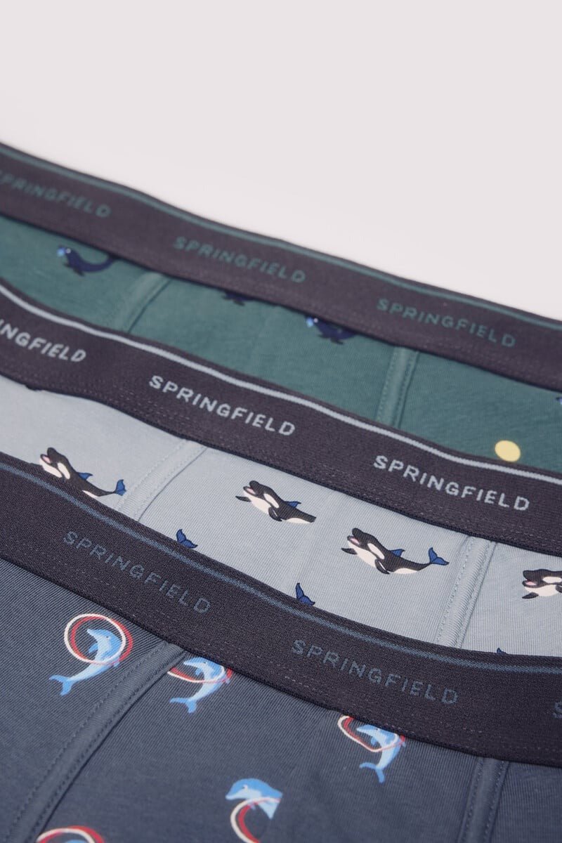 SPRINGFIELD Printed Boxer Shorts - Smgarment's