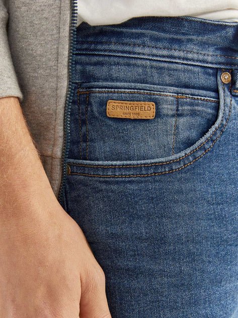 Springfield Slim Cast Jeans - Smgarment's