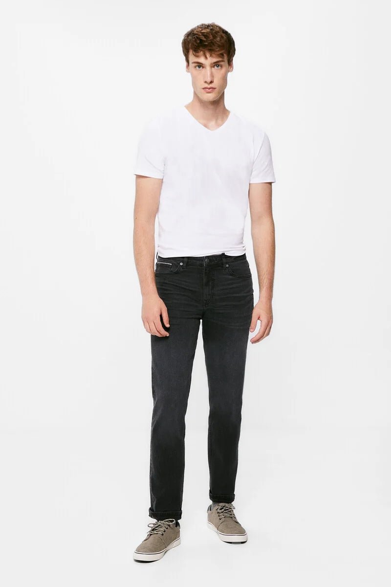 Springfield Slim light black wash jeans - Smgarment's