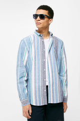 Springfield Striped linen shirt - Smgarment's