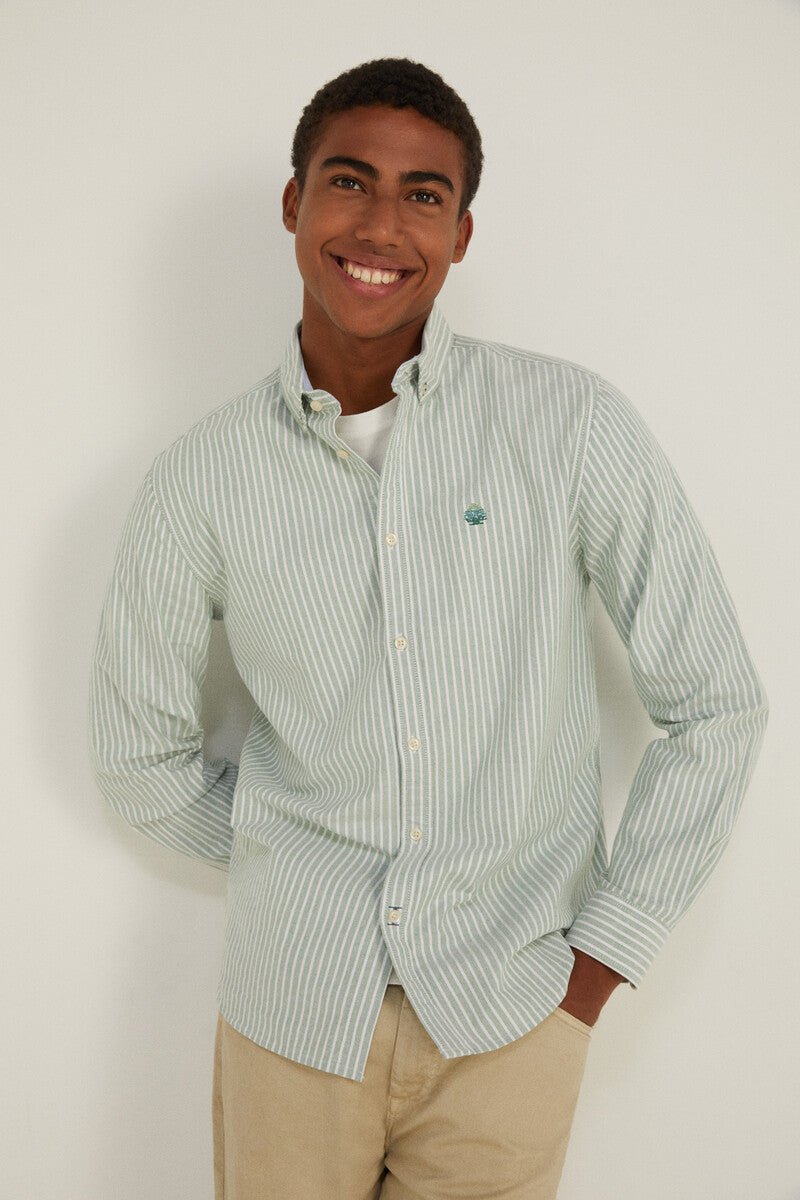 Springfield Striped Oxford shirt - Smgarment's