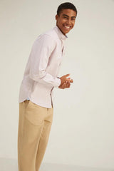 SPRINGFIELD STRIPED OXFORD SHIRT - Smgarment's