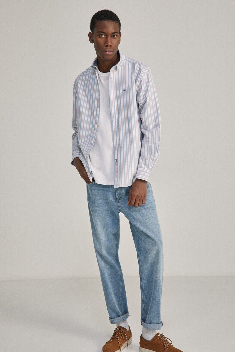 Springfield Striped Oxford shirt - Smgarment's