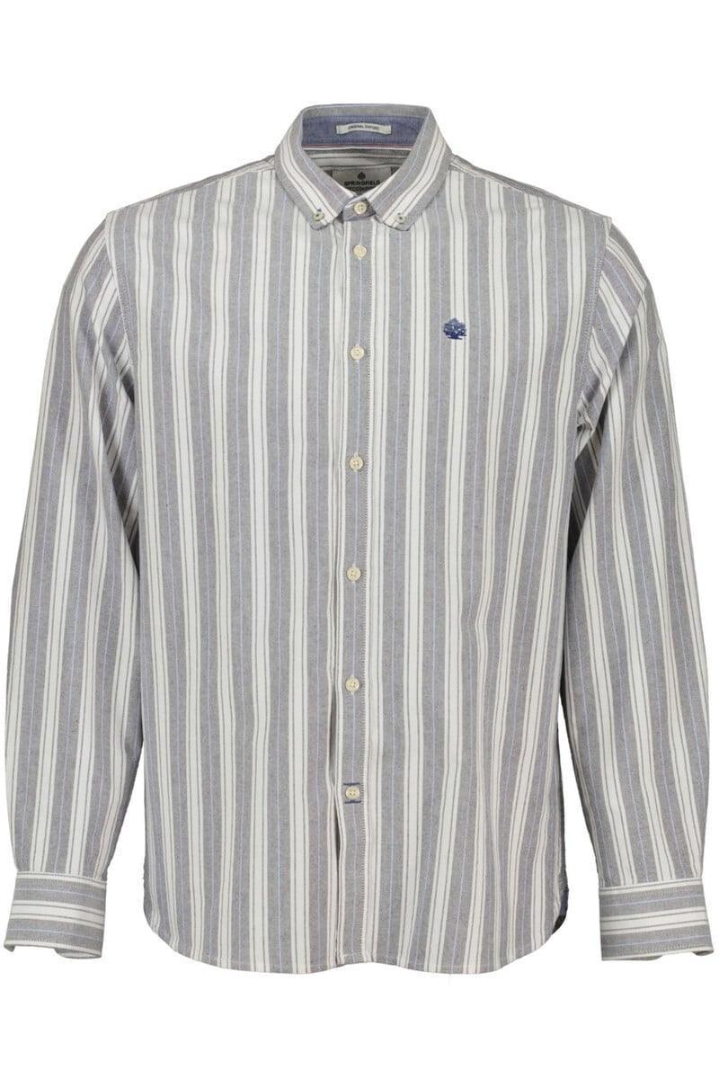 SPRINGFIELD STRIPED OXFORD SHIRT - Smgarment's