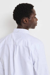 SPRINGFIELD Striped Oxford Shirt - BLUE - Smgarment's