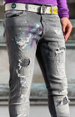 STEALTH LONDON Operation Darkness Denim (Grey) - Smgarment's