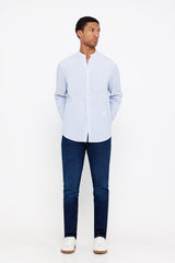 Striped shirt with flame collar - SMgarment's