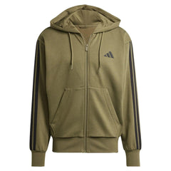 STRIPES FLEECE FULL ZIP SWEATSHIRT - SMgarment's