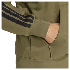 STRIPES FLEECE FULL ZIP SWEATSHIRT - SMgarment's