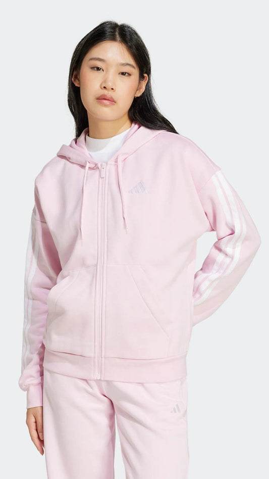 STRIPES FULL - ZIP FLEECE HOODIE - SMgarment's