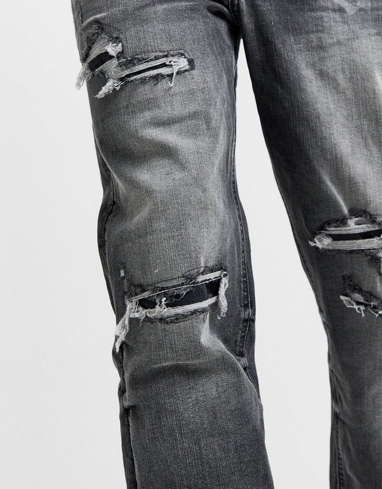 SUPPLY & DEMAND KATIMA BLK SLIM FIT JEANS - Smgarment's