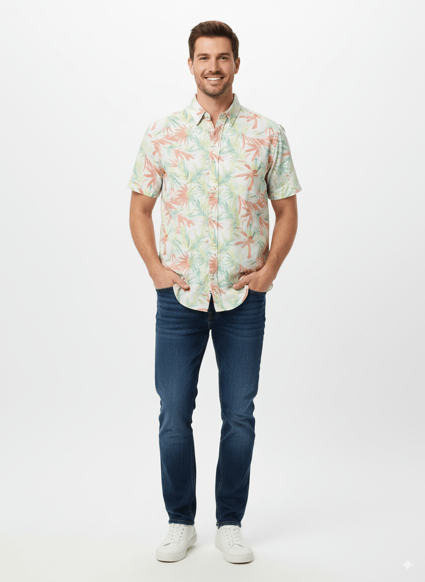 SUPPLY PRINTED SHIRT - Smgarment's