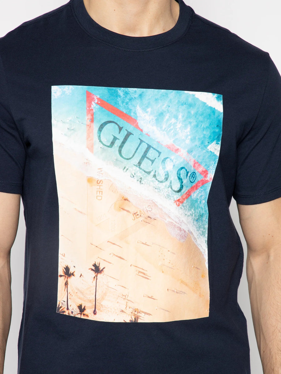 T-shirt Navy Blue Regular Fit - Smgarment's