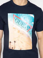 T-shirt Navy Blue Regular Fit - Smgarment's