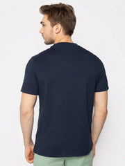 T-shirt Navy Blue Regular Fit - Smgarment's