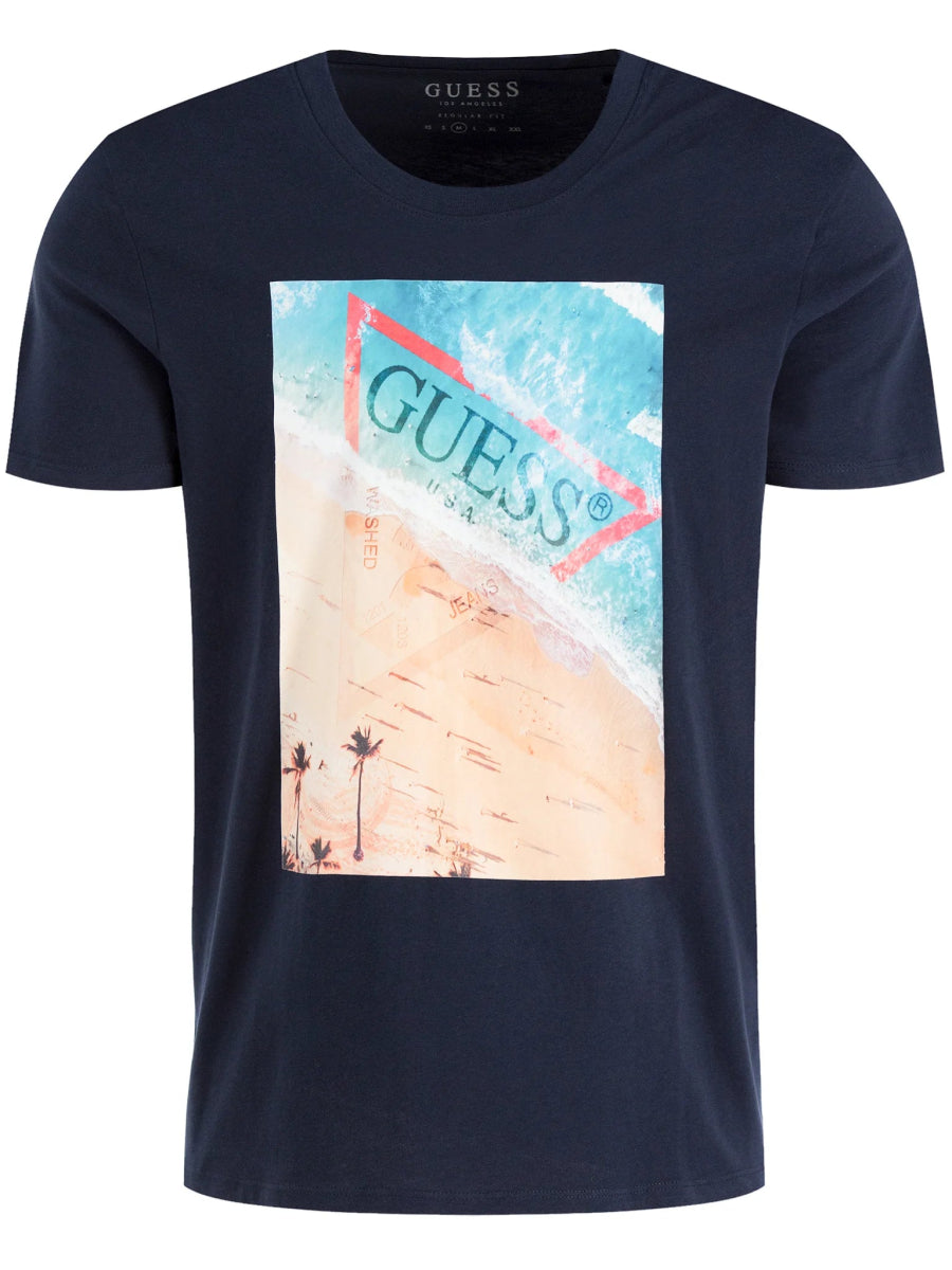 T-shirt Navy Blue Regular Fit - Smgarment's