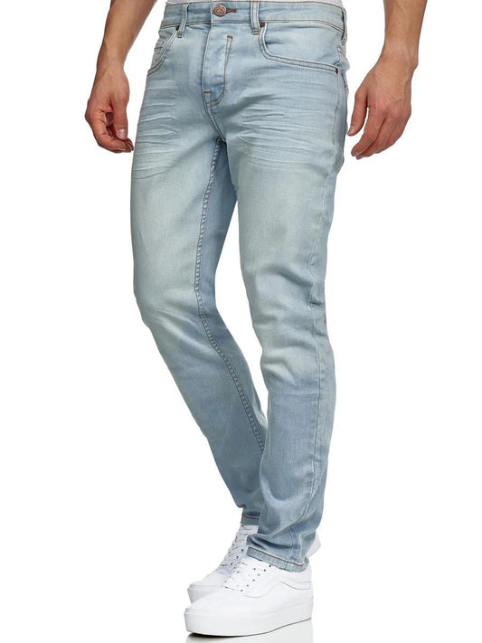 TAZZIO Men's Slim Fit Light Blue Jeans - SMgarment's