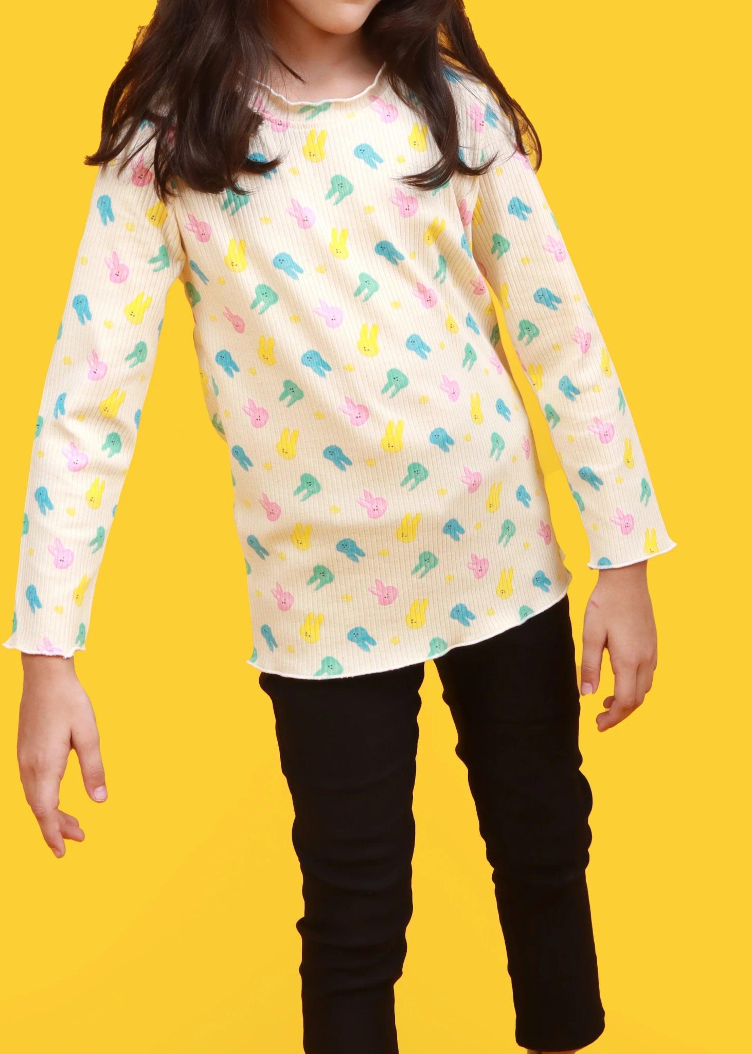 TEDDY PRINTED T - SHIRT FOR GIRLS - SMgarment's