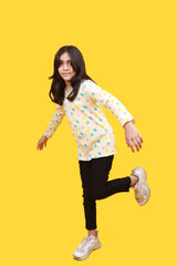 TEDDY PRINTED T - SHIRT FOR GIRLS - SMgarment's