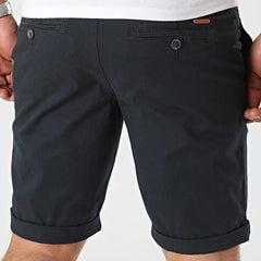 TEDDY SMITH Chino Cut Bermuda Shorts (NAVY BLUE) - Smgarment's