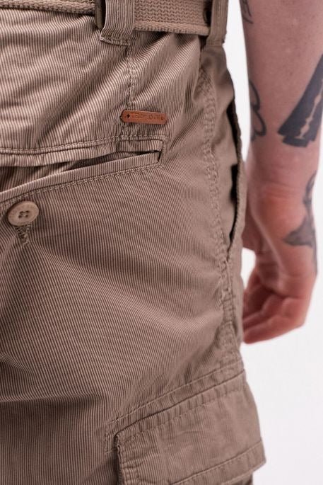 TEDDY SMITH MEN CARGO BEIGE DUNE Shorts - Smgarment's