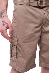 TEDDY SMITH MEN CARGO BEIGE DUNE Shorts - Smgarment's