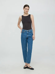 TERRANOVA Medium Denim Blue Mom Fit Jeans - Smgarment's