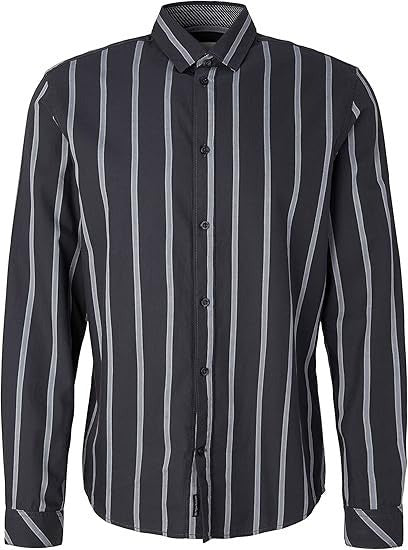 TOM TAILOR Men's Striped Shirt - Smgarment's