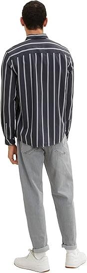 TOM TAILOR Men's Striped Shirt - Smgarment's