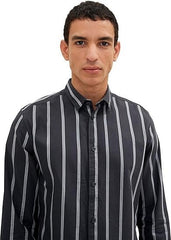 TOM TAILOR Men's Striped Shirt - Smgarment's