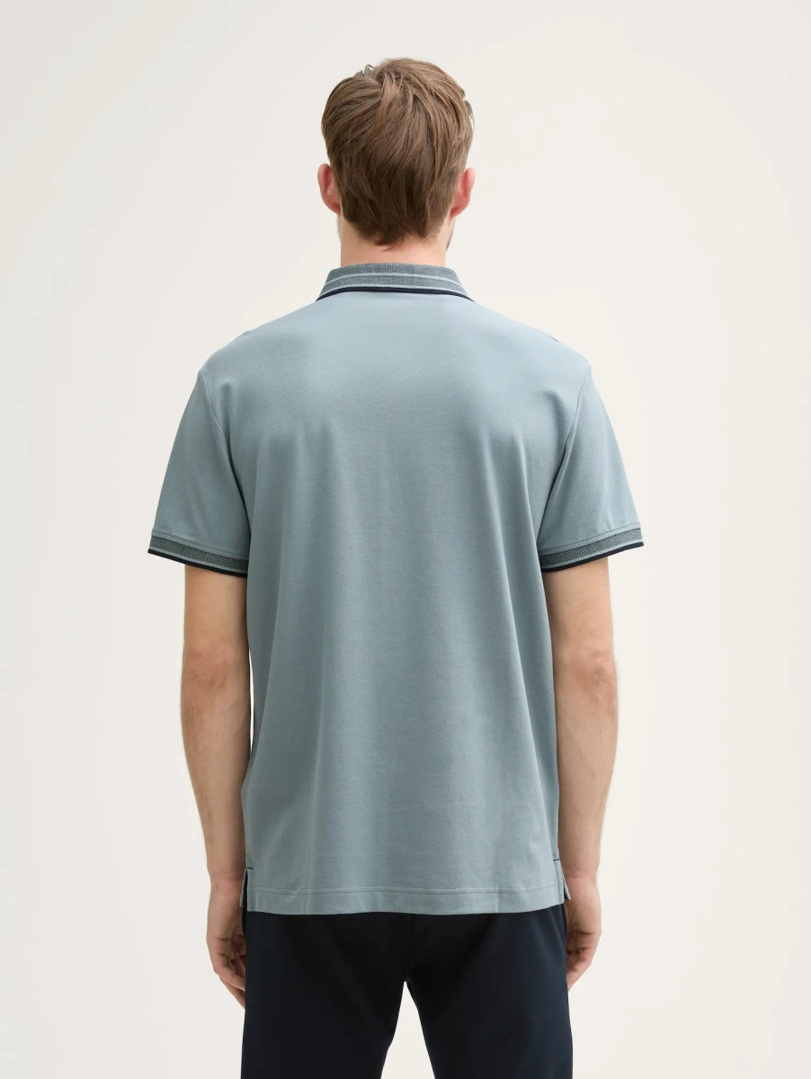 TOM TAILOR Piqué Polo Shirt With Stretch - Smgarment's