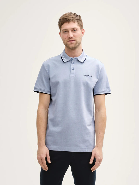 TOM TAILOR Piqué Polo Shirt With Stretch - Smgarment's