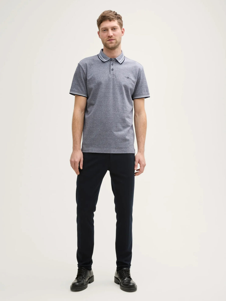 TOM TAILOR Piqué Polo Shirt With Stretch - Smgarment's