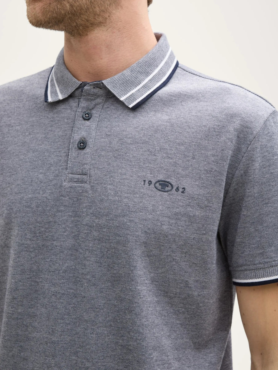TOM TAILOR Piqué Polo Shirt With Stretch - Smgarment's