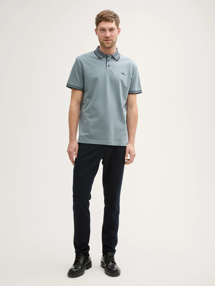 TOM TAILOR Piqué Polo Shirt With Stretch - Smgarment's