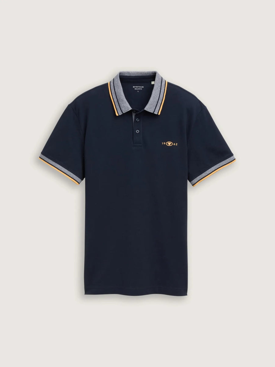 TOM TAILOR Piqué Polo Shirt With Stretch - Smgarment's