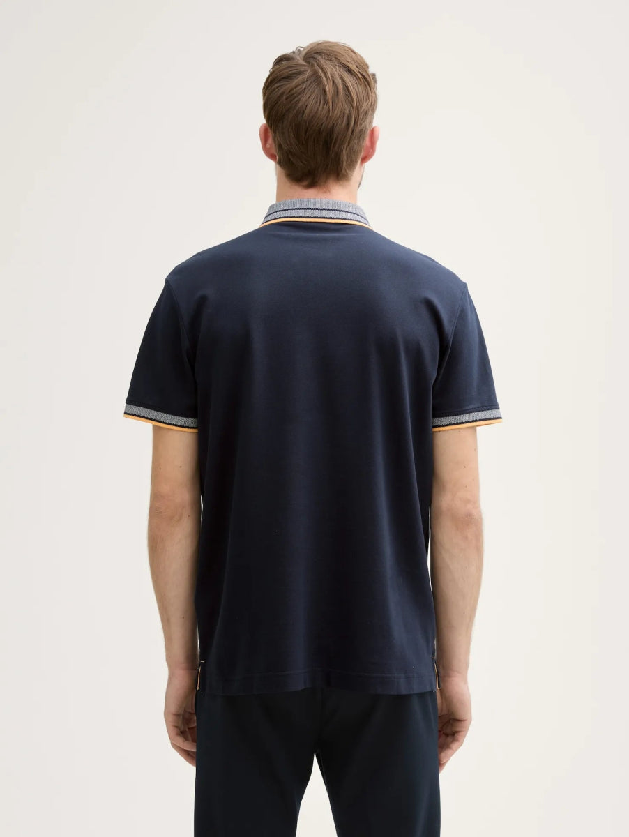 TOM TAILOR Piqué Polo Shirt With Stretch - Smgarment's