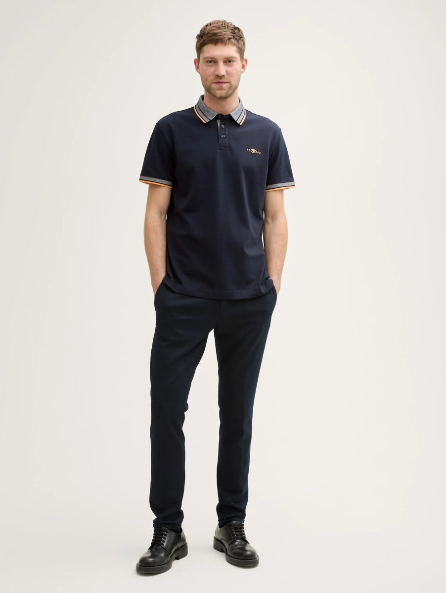 TOM TAILOR Piqué Polo Shirt With Stretch - Smgarment's