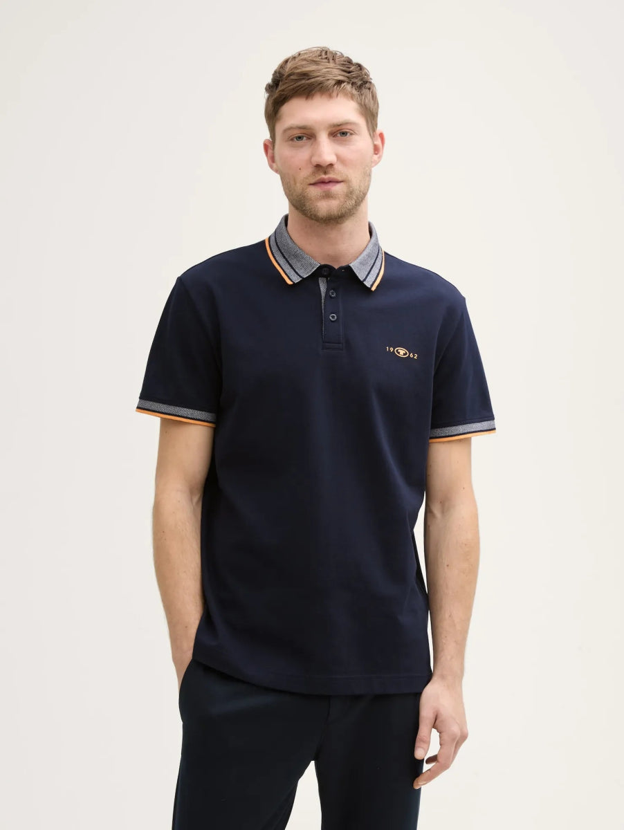 TOM TAILOR Piqué Polo Shirt With Stretch - Smgarment's